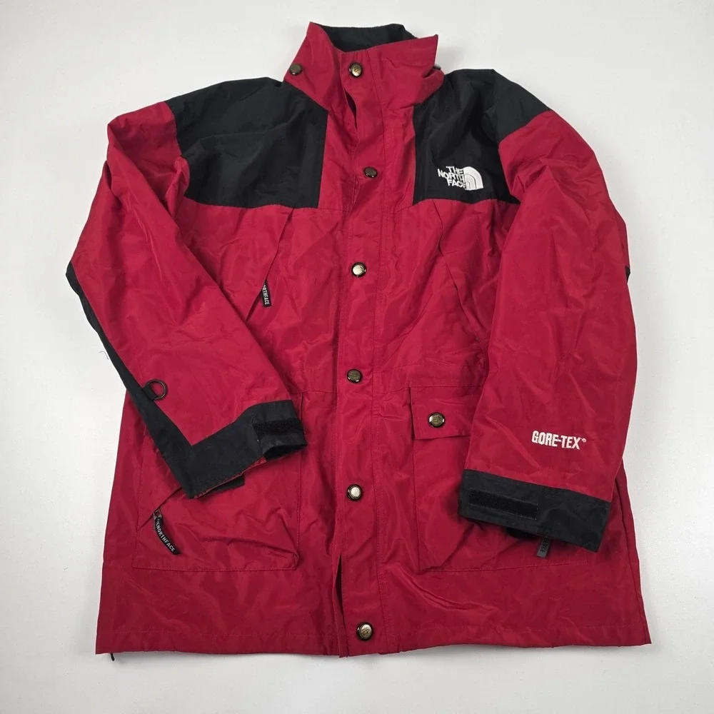 The North Face Jacket Mens Medium Red Black Gore-Tex Waterproof Snow Ski